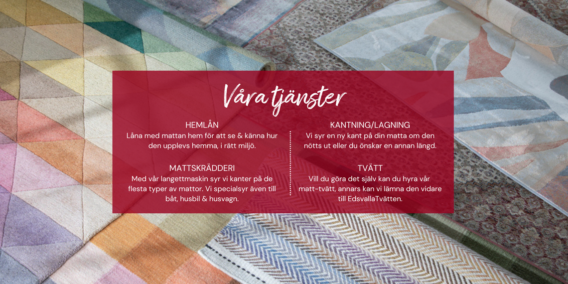 Våra tjänster på Matt-tema Karlstad